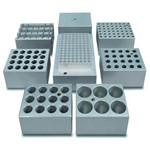 Bibby Scientific Aluminium Block for 20 x 10mm Ø Tubes SHT1/10