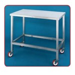 Stainless Steel Cart for GBB/NBB/ACB Style Glove Box Plas-Labs CART-GBB