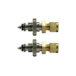 SGT Click-On Connector Set - 1/4in Brass CO2001