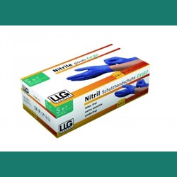 Nitrile Gloves Size S 200pk Blue LLG Labware Ergo 9006371