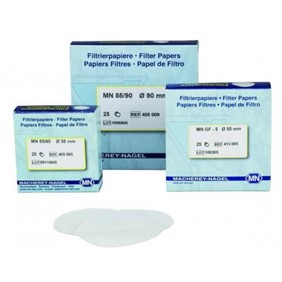 Macherey-Nagel Filter paper circlesMN GF-4 125mm 100pk 414012