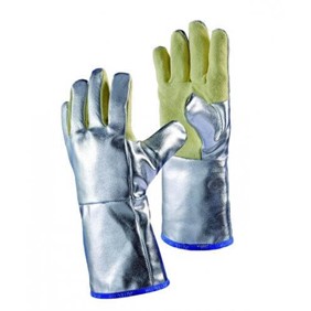 5 finger glove H115A238-W2 up to 1000°C size 10 Jutec 0101024