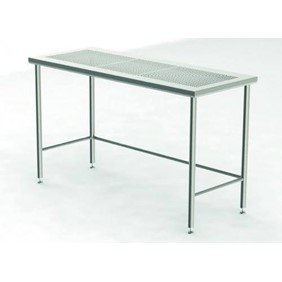 KEK Cleanroom table with perforated worktop and 5372239700