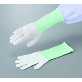 As One Corporation ASPURE Long Inner Gloves Overlock Type M 3-7371-02