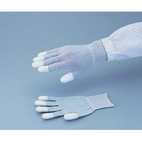 As One Corporation ASPURE PU Coat Conductive Gloves ? Palm Coated S 1-4806-04