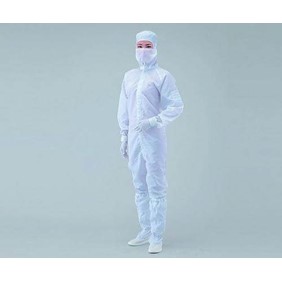 As One Corporation ASPURE Overall for Cleanroom 11120BW (Hood 1-2279-04