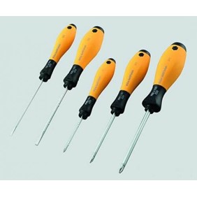 As One Corporation ESD Antistatic Screwdriver Set Soft Finish(R) 5 3-5899-01