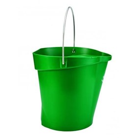 Vikan Hygiene Bucket, 12 Litre(s), Green 56862