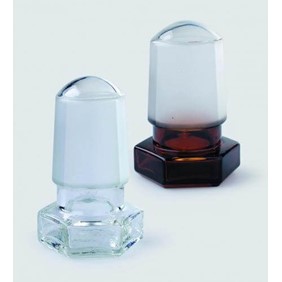 ISOLAB Laborgerate Hexagonal glass stopper NS 12/21 051.03.002 VE 10