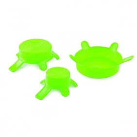 DURAN Silicone Lid Set S/M/L Green