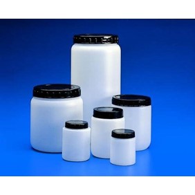 Cylindrical Jar 120ml HDPE White Kartell 0156400 Pack of 10