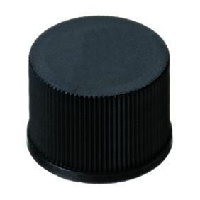 LLG-Screw caps 15 mm black