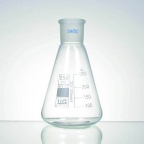 Erlenmeyer Flask 50ml NS 19/26 Boro 3.3 Pack of 2 LLG Labware 4686107