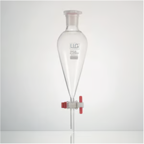 LLG Labware LLG-Separating funnel 50 ml conical valve cock, 4686257