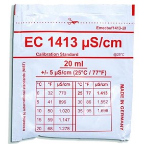 Water-i.d. EC calibration-solution 1413 µS/cm EMECBUF1413-20-2