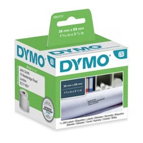 Original label for LabelWriter 36mm x 89mm 12x260 labels DYMO 2093093