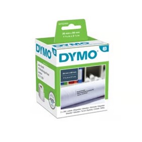 Original label for LabelWriter 36mm x 89mm 2x260 labels DYMO S0722400