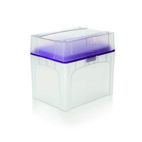 BRAND TipBox, empty, with tip tray (purple), for 1250 µl 732997