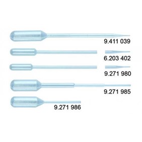 Ratiolab Pasteur-Plast pipets mini 1 ml 26 00 119