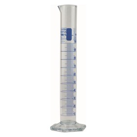 Poulten & Graf Measuring cylinder 5:0.1 ml, h.F. Class A, KB, 1.310-33-04