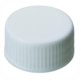 La-Pha-Pack Screw-Cap Pp White With Hole 24 15 1163