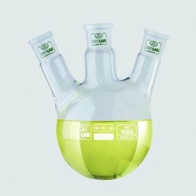 Isolab Ground Neck Flask with 3 Joints 1000ml 030.41.901