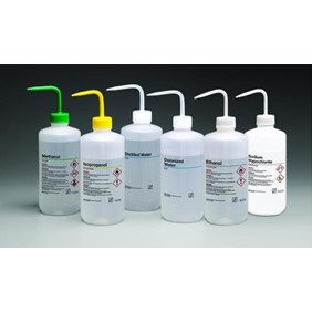 Safety Vented Wash Bottle Deionized Water Thermo - Nalge 2428-0507
