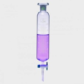ISOLAB Laborgerate Separating funnel 50 ml, cylindrical 031.06.050
