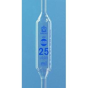 BRAND Bulb pipette 20 ml, 1 mark USP30614
