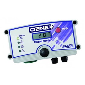 Analox Sensor Technology O2NE+ Oxygen Depletion Safety Monitor AX1BK10X11Q1Y01