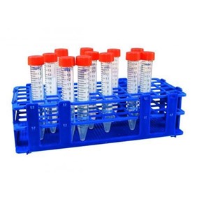 LLG Labware Test Tube Rack Blue PP 6286173