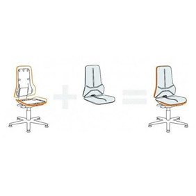 Interstuhl Buromobel / bimos Laboratory chair Neon 3, Cool grey 9571-9588-2000-3