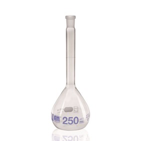 Hirschmann Laborgerate Volumetric flask 50 ml, DURAN, KL.A NS 12/21, 2820375