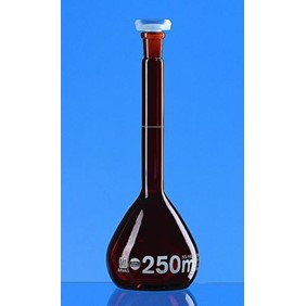 Brand Volumetric Flasks Amber Class A 37443