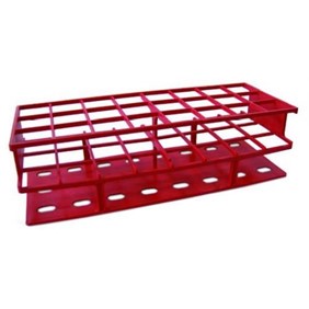 Thermo Elect.LED (Nalge) Test tube racks, 30 mm, 3 x 3, red 5972-0530