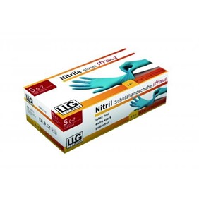 Disposable Gloves Strong Nitrile L Blue LLG Labware Strong 9006381