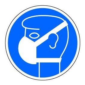 B-Safety Mandatory-sign "use breathing protection" BR 607 146