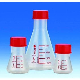 VITLAB Erlenmeyer flask 125 ml, PMP 56795