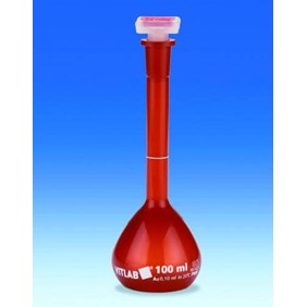 Vitlab Volumetric Flask 1000ml OPAK PMP 676950