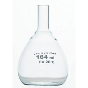H and K Starke Overflow Measuring Flask 94ml 605 0094
