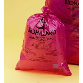 Bel-Art-Waste Bags 360 x 480mm Biohazard F13165-1419